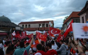 CUMHURBAŞKANI ERDOĞAN’IN SEÇİM BAŞARISI KUZEY MAKEDONYA’DA COŞKUYLA KUTLANDI