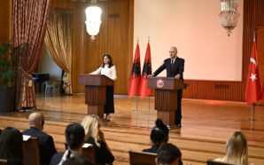 ARNAVUTLUK MECLİS BAŞKANI SPİROPALİ: TBMM BAŞKANI KURTULMUŞ İLE ORTAK BASIN…