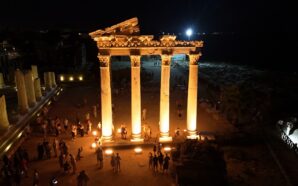 SİDE’DEN YÜKSELEN IŞIK: APOLLON TAPINAĞI’NIN AYDINLATMASI TÜRK TURİZMİNİ PARLATIYOR