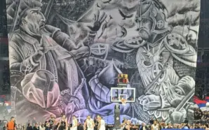 PARTİZAN MAÇINDAKİ SKANDAL PANKARTA ”40 BİN EURO” CEZA