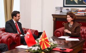 KUZEY MAKEDONYA CUMHURBAŞKANI DAVKOVA, TİKA BAŞKANI EREN’İ KABUL ETTİ