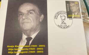 KUZEY MAKEDONYA, ALİYA İZZETBEGOVİÇ’İN DOĞUMUNUN 100. YILI ANISINA HATIRA PULU&hellip;