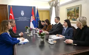 SIRBİSTAN DIŞİŞLERİ BAKANI ĐURİÇ, TÜRKİYE’NİN BELGRAD BÜYÜKELÇİSİ SAYGILI İLE GÖRÜŞTÜ