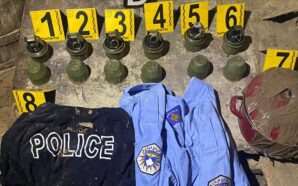 POLİS, KOSOVA’NIN KUZEYİNDE EL BOMBALARI VE POLİS ÜNİFORMALARI BULDU