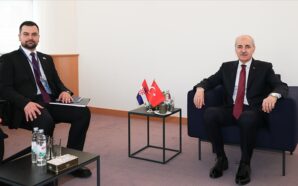 TBMM BAŞKANI KURTULMUŞ, BOŞNAK ULUSAL AZINLIK KONSEYİ BAŞKANI HODZİÇ’İ KABUL&hellip;