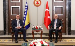 TBMM BAŞKANI KURTULMUŞ, BOSNA HERSEK TEMSİLCİLER MECLİSİ BİRİNCİ BAŞKANVEKİLİ ZVIZDIC&hellip;