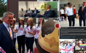 İNGİLİZ ELÇİ KOSOVA’DA FETÖ OKULUNDA: LGBT KIYAFETİYLE GİTTİ