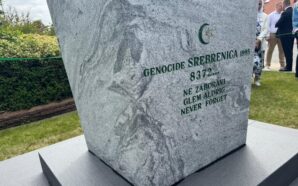 DANİMARKA’DA ”SREBRENİCA ÇİÇEĞİ” ANITI AÇILDI