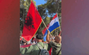 KOSOVA KURTULUŞ ORDUSU GAZİLERİ HIRVATİSTAN’DA PROTESTO DÜZENLEDİ
