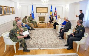 KOSOVA’DA NATO TEMASI: HAXHİU, NATO KOMUTANI İLE GÖRÜŞTÜ