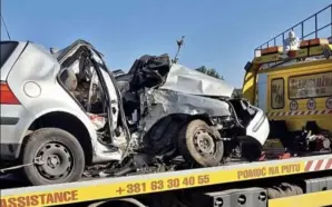 SIRBİSTAN’DA FECİ KAZA: 18 YAŞINDAKİ İKİ GENÇ HAYATINI KAYBETTİ, OTOMOBİL&hellip;