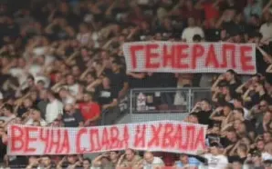 UEFA, “BOSNA KASABI”NI ANAN PANKART NEDENİYLE KIZILYILDIZ HAKKINDA SORUŞTURMA BAŞLATTI