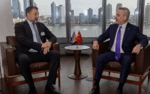 HAKAN FİDAN BOSNA HERSEK DIŞİŞLERİ BAKANI KONAKOVİÇ İLE GÖRÜŞTÜ