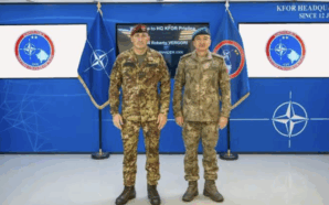 KOSOVA’DAKİ NATO GÜCÜ KFOR’UN KOMUTANI TÜRKİYE’DEN İTALYA’YA GEÇTİ